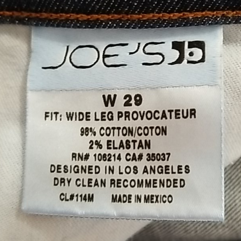Joe's Jeans Women's Provocateur Wide Leg sz 29 - Picture 6 of 7